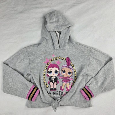 LOL girls hooded sweater size M 7/8
