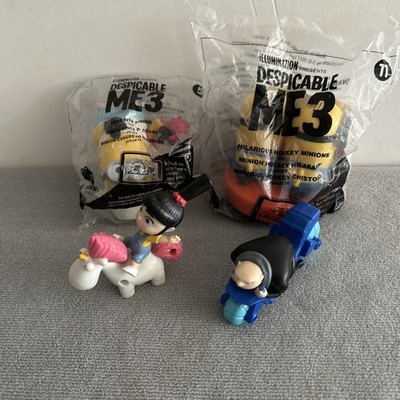 4 McDonalds Happy Meal Toys Despicable Me 3 Minions 2017 bundle all different