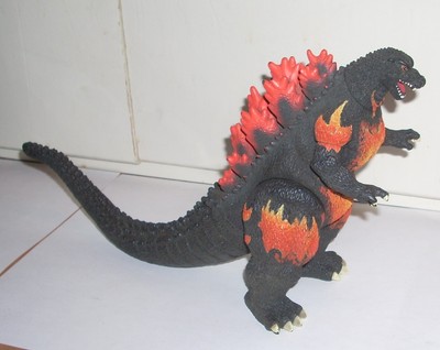2002 Bandai Creation Burning Godzilla 6'' Action Figure #91810