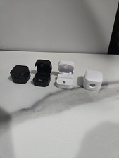 4-pack 2 WHITE  2 BLACK Magnetic Cord Organizers w/ adhesive tabs-NEW-