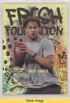 2021 Skybox Metal Universe Champions Gold Spectrum Trey Lance #FF5 READ 0il7
