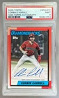 3753 Corbin Carroll 2025 Topps #90AU-CC 1990 Baseball Auto PSA 9