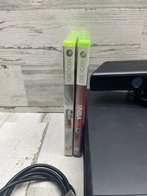 Xbox 360 S Slim 4GB 1439 Console - W/ Kinect Camera, Controller  & 2 Games