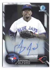 2016 Bowman - Chrome Baseball Prospect Autographs Anthony Alford #CPA-AA A