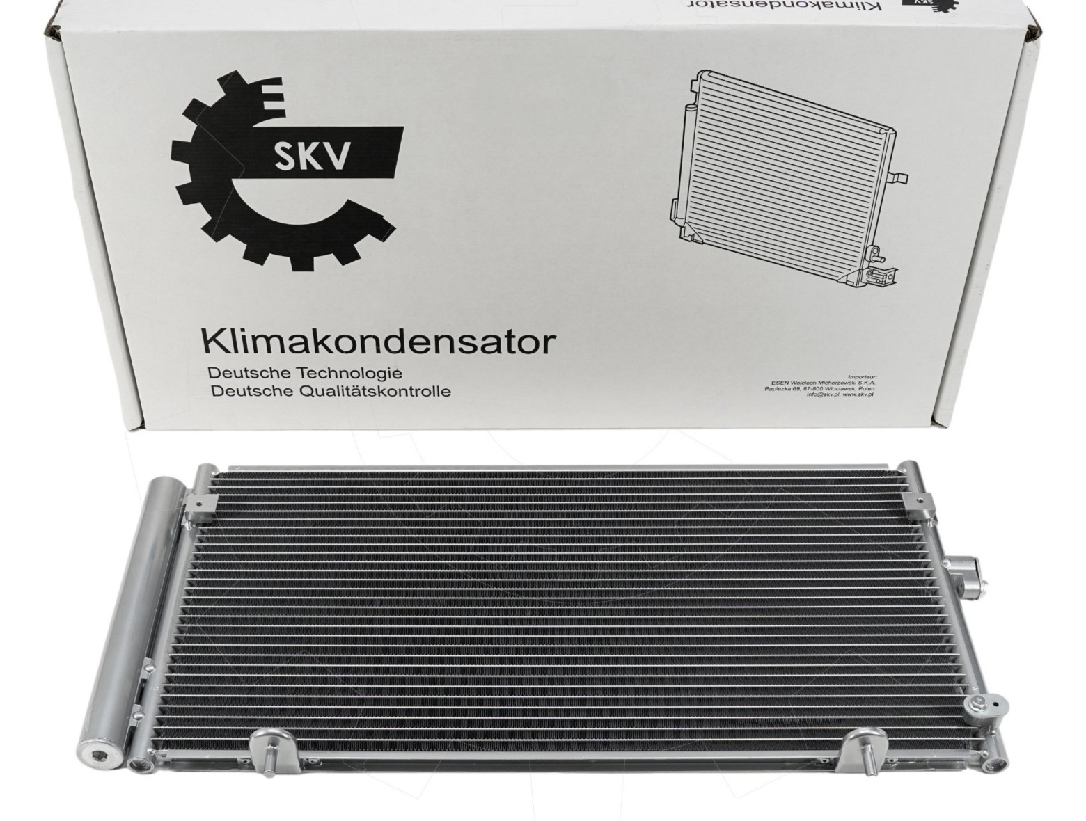 Condensateur de climatisation résistant aux fuites pour Subaru Legacy IV et Outback