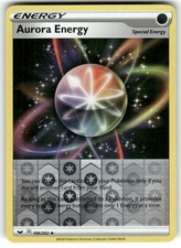 Aurora Energy 186/202 Uncommon Sword & Shield Pokemon Reverse Holo Near Mint