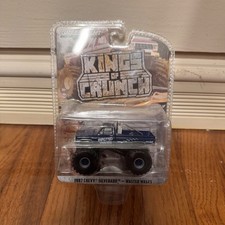 greenlight kings of crunch 1987 chevrolet silverado blue 1:64 monster truck