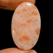 100 Natural Sunstone Oval Shape Cabochon Loose Gemstone 25 Ct 31X20X4mm GC42484