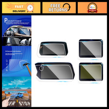 4 Pack Tempered Glass Screen Protector for 2025-2026 Tahoe Suburban Dash Media