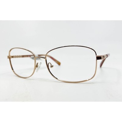 Nine West Eyeglasses Womens Gold  NW124S 770 Pearl Detail 56-16-135
