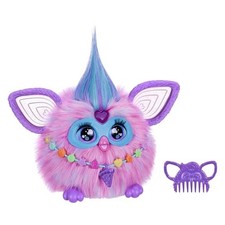 Juguete interactivo Hasbro Furby algodón caramelo rosa y azul activado por voz para niños