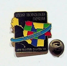 Lucent Technologies Pioneers New Frontier Chapter 177 Lapel Pin Collectible