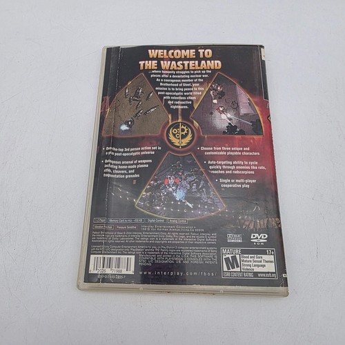 Fallout: Brotherhood of Steel (Sony PlayStation 2 PS2, 2004) - Imagen 2 de 6