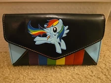 My Little Pony Rainbow Dash Hot Topic  Envelope Wallet by Bioworld NEW 2013 NEW