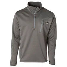 BANDED Men's 1/4 Zip Mid Layer Charcoal Fleece Pullover (B1010031-CH)