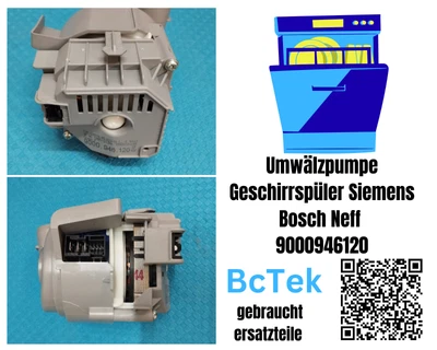 Umwälzpumpe Geschirrspüler Siemens Bosch Neff 9000946120 - Bild 1 von 3