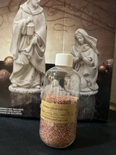 VTG Fine German Glass Glitter Copper 9 OZ Christmas Crafts Cards Ornaments