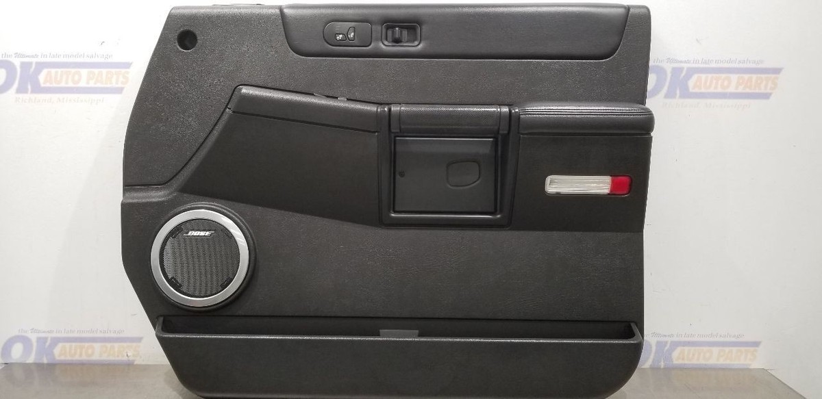 05 HUMMER H2 INTERIOR DOOR TRIM PANEL FRONT RIGHT PASSENGER BLACK