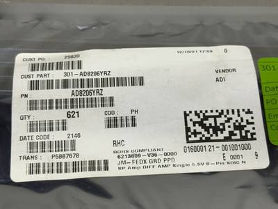 Analog Devices AD8206YRZ Amplifier ICs (Qty 174)