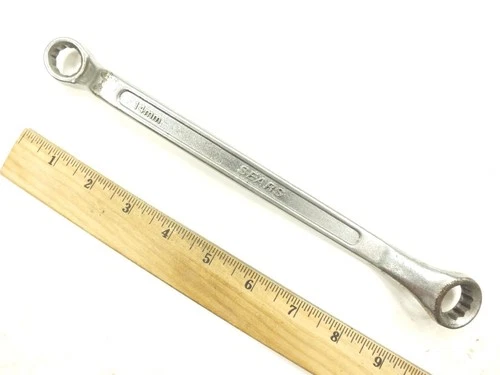 SEARS TOOLS 14 x 15 MM METRIC OFFSET BOX END WRENCH 12 POINT - TAIWAN