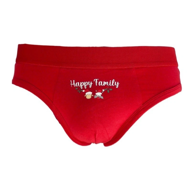 Slip Uomo Rosso in Puro Cotone