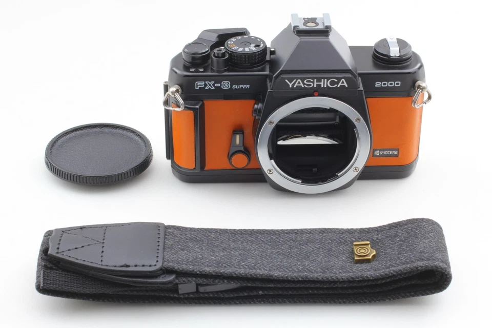 Cámara fotográfica CLA'd [casi como nueva] Yashica FX-3 Super 2000 35 mm SLR marrón de JAPÓN Foto 2 de 4