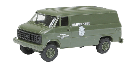Trident 1/87 HO 90356 United States Military US Army Police Emergency Chevy Van - Picture 1 of 3