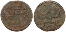 Free imperial city of Aachen (German States) - 12 Heller 1792