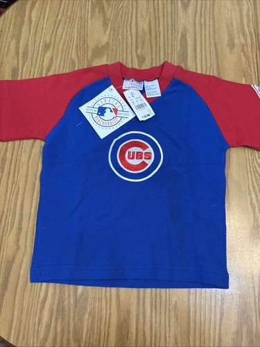 MLB Chicago Cubs 1990s Embroidered Short Sleeve Top Sz 4t NWT Kid Athlete