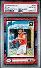 2024 Bo Nix Donruss Optic Preview Red Wave RC Rated Rookie PSA 10 Broncos 💎