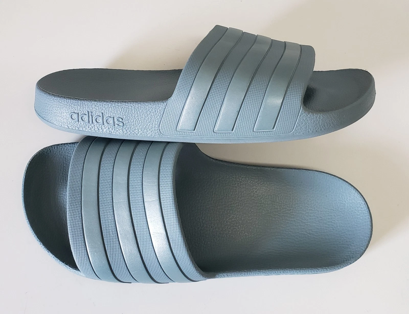Adidas Adilette Aqua Slide Unisex USM 9 USF 10 colori "Magic Grey"