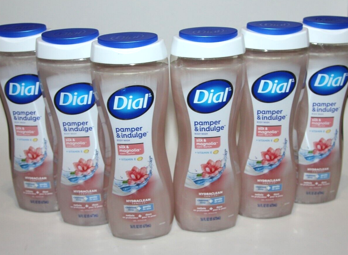 Dial Silk And Magnolia Bar Soap Dial Body Wash, Silk Magnolia Same