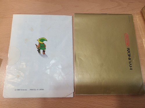 the legend of zelda nes gold korean version nintendo rare soft - Picture 4 of 5