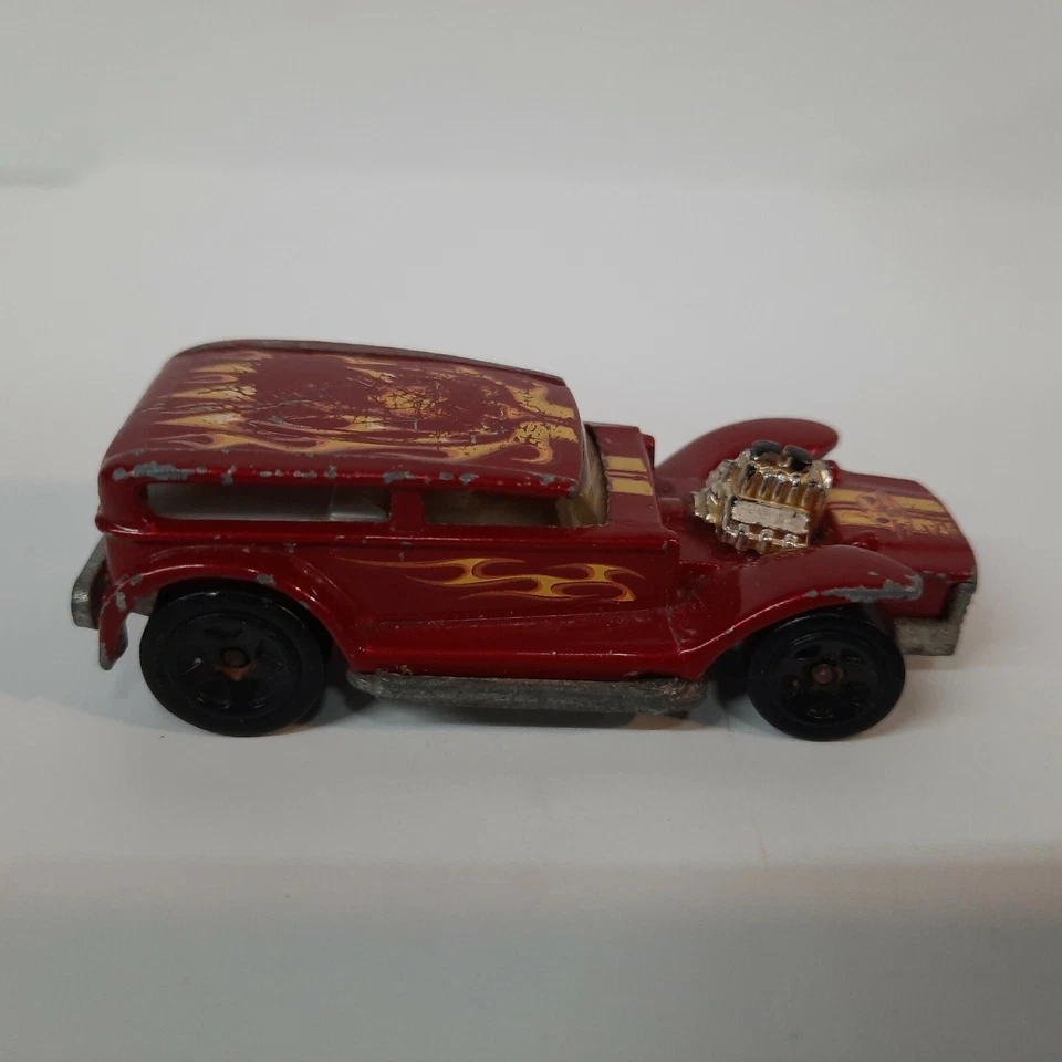 Coche de juguete Hot Wheels The Demon Red Line Mattel Tailandia raro retro flashback años 90 Foto 2 de 4