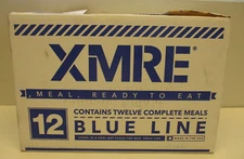 X MRE MEAL, READY TO EAT, WATER PROOF PACKAGING, 12 MEALS/6 DIFFERENT OPTIONS