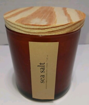 New Atelier 880 Hand Poured Sea Salt Scented Soy Candle 7.5 oz 
