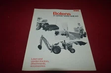 Bolen Attachments For Lawn & Garden Tractors Dealer's Brochure WSVA 