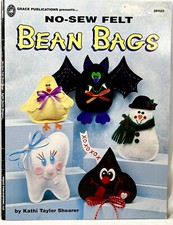 1998 Grace Publications No-Sew Felt Bean Bags 09559 Pattern Book Kids Toys 12512