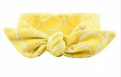 lemon print headband