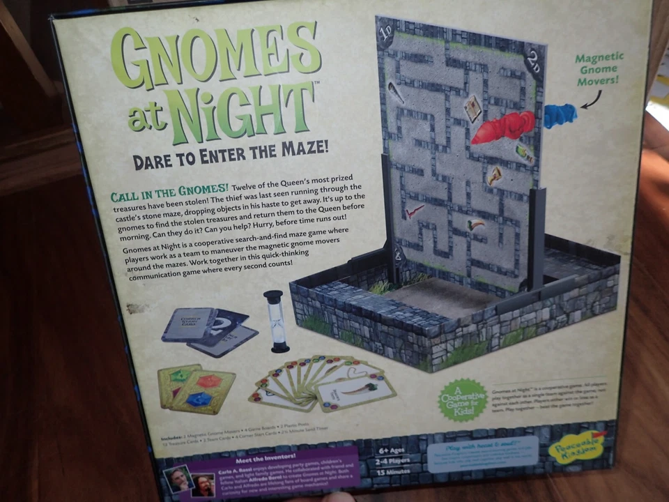 Gnomes at Night (Peaceable Kingdom) Complete co-operative board game - Image 2 of 4