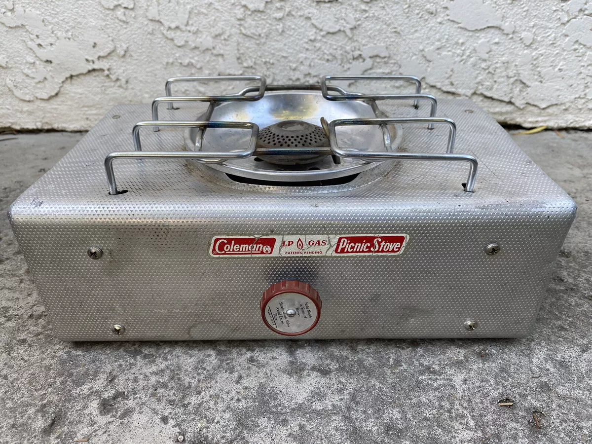Vintage Rare Coleman Aluminum Picnic Stove 5404 One Burner