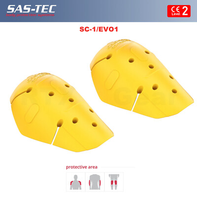 SAS-TEC EVO LEVEL 2 Bikerjacke Schulter Aufprall Stoßschutz Rüstung Upgrade