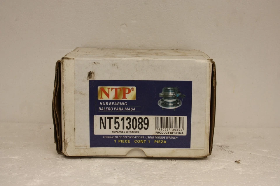 Conjunto de buje de eje - Conjunto de cojinete de rueda y buje delantero, trasero NTP NT513089 Foto 4 de 4