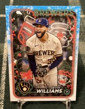 Devin Williams 2024 Topps Holiday #H129 Milwaukee Brewers Baseball Card