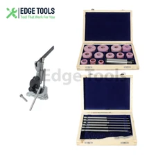 Valve Seat Grinding Stones 12 Pcs With Stone Dresser & 6pcs Pilots + 9/16 Holder