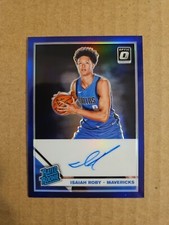 2019 Donruss Optic Rated Purple Prizm Signatures Isaiah Roby Rookie Auto RC #191