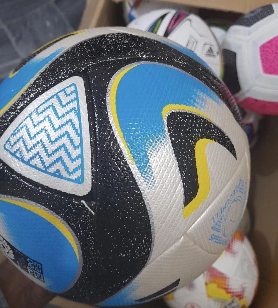 adidas FIFA Women's World Cup 2023 Oceaunz Club Soccer Ball Yellow HZ6932 Sz 5