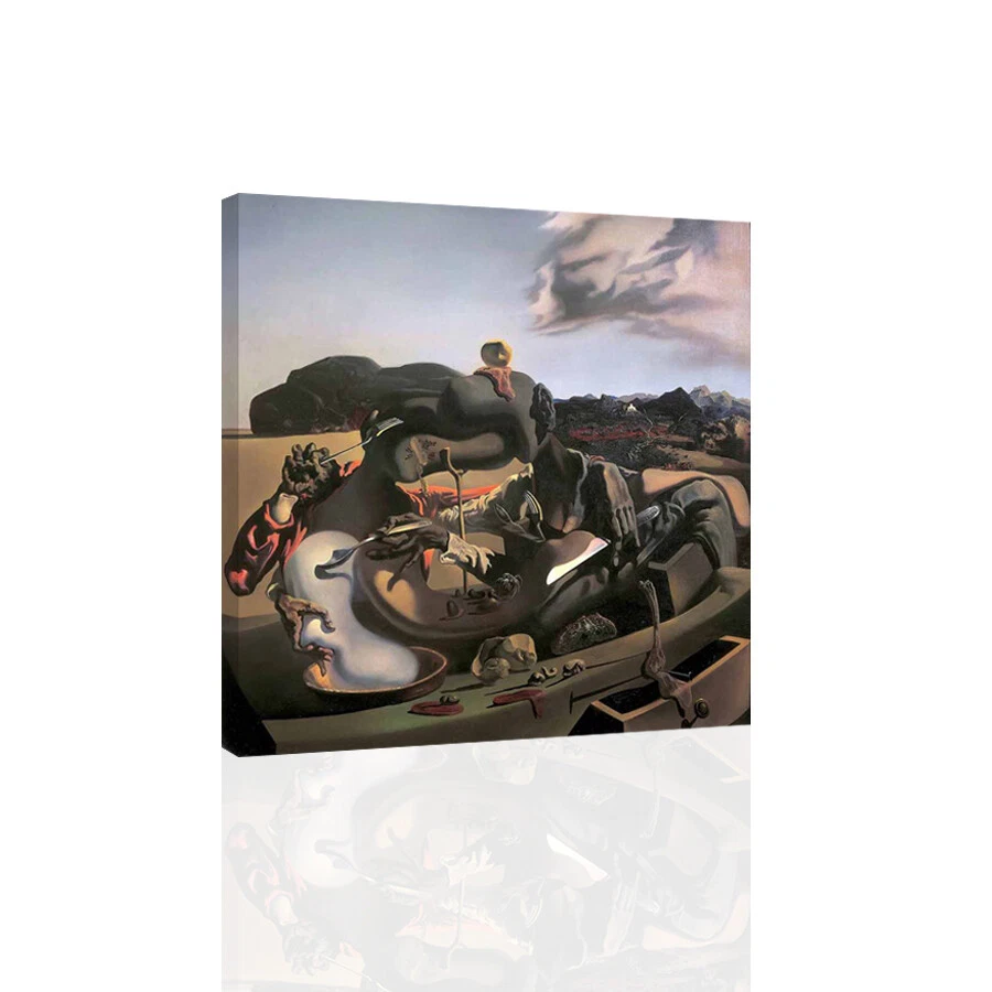 Сальвадор Дали 1936 осенний каннибализм - холст или печать настенное искусство - Изображение 3 из 4