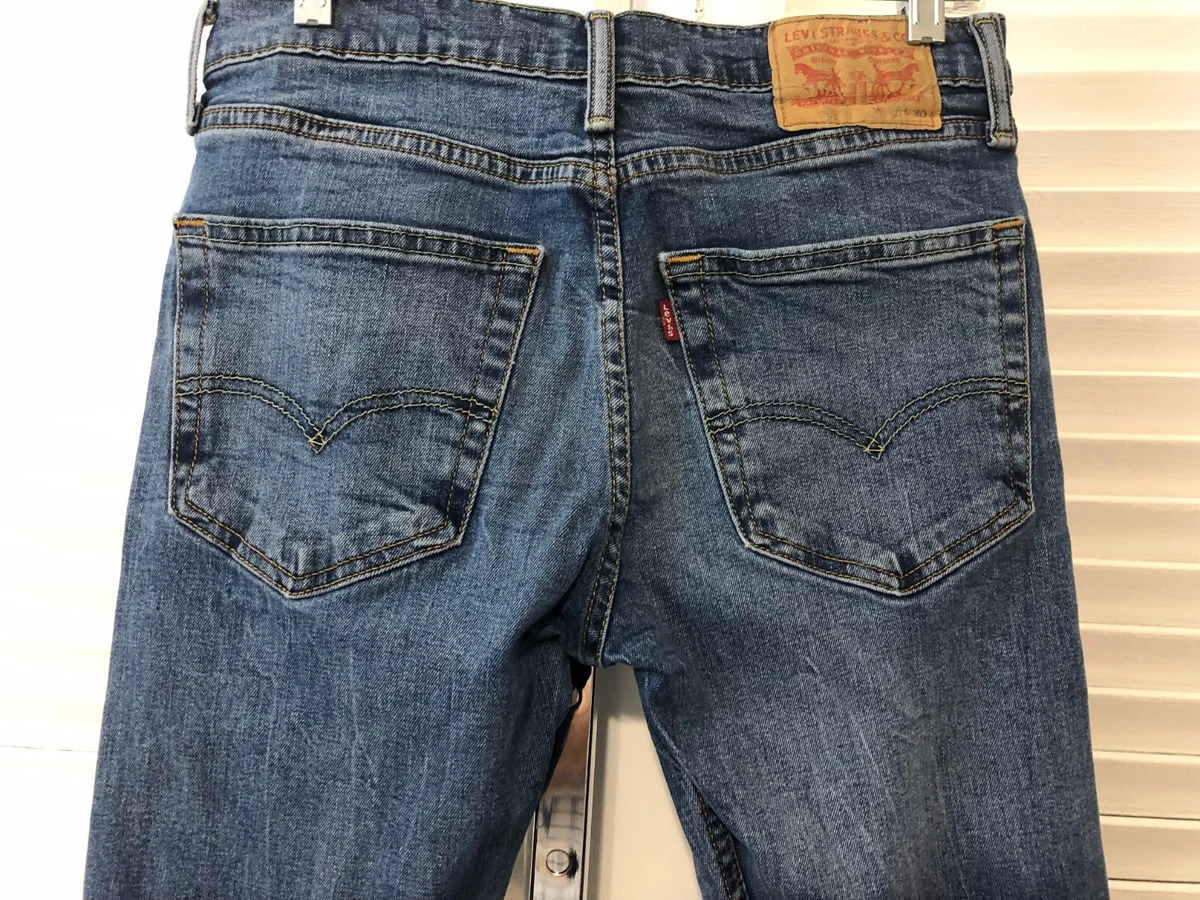 Levi s 502 Sz 30X30 Blue 98 2 Cotton Elastane Regular Taper