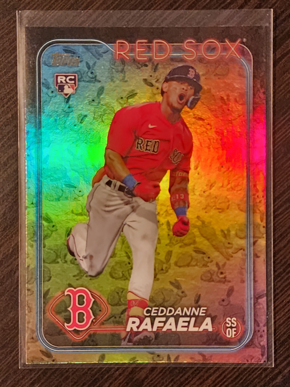 2024 Topps Series 1 Ceddanne Rafaela #313 RC Rabbit SP Boston Red Sox